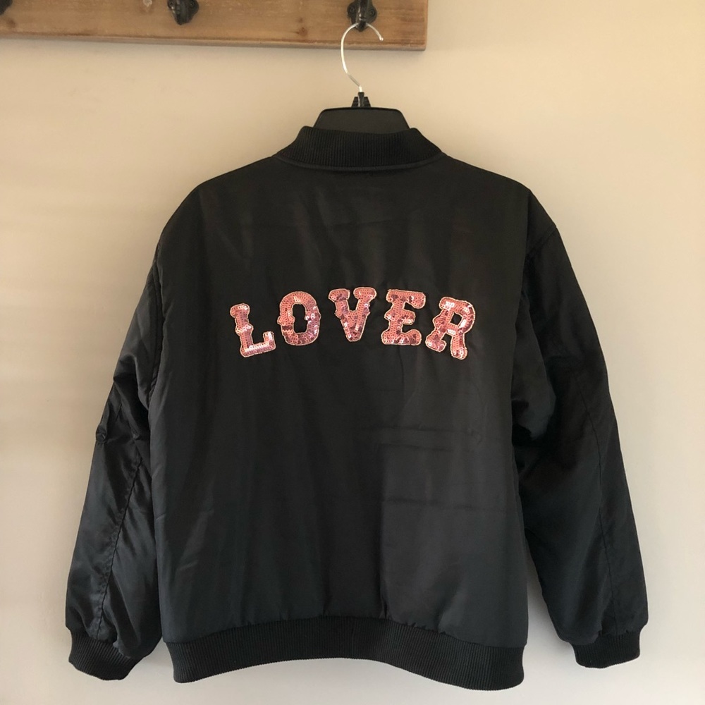 New Georgia Mae Lover Bomber Jacket Size Medium - Picture 3 of 8